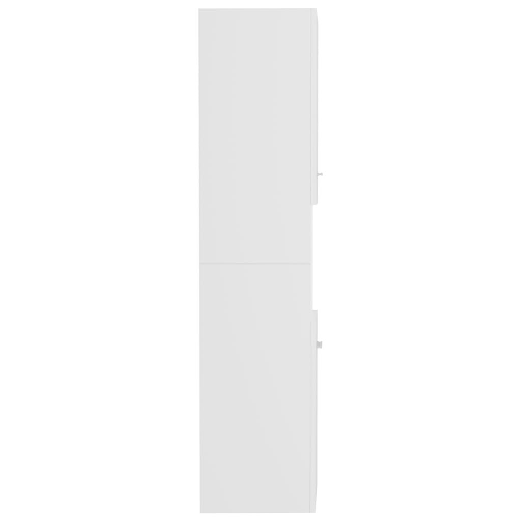 Armario alto de baño Ronda 2 puertas + 1 módulo blanco 130x30x30 cm 8