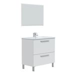 Mueble-lavabo---espejo-Urban-2-cajones-blanco-brillo--2