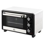 Horno de sobremesa Vulcan Homcom 1400W 16L blanco/negro 28,1x44x32 cm
