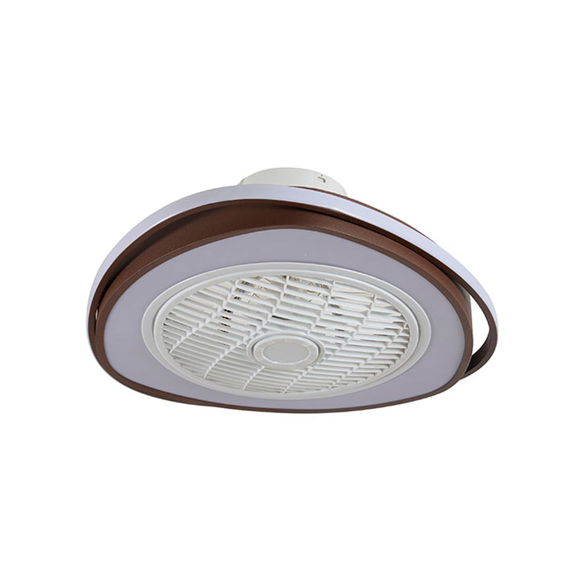 Ventilador de techo Geneva Lumit 70W función WiFi marrón Ø53,5 cm