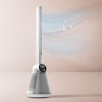 Ventilador de torre Cecotec EnergySilence 9890 Skyline Bladeless 50W diseño sin aspas inox/blanco 6