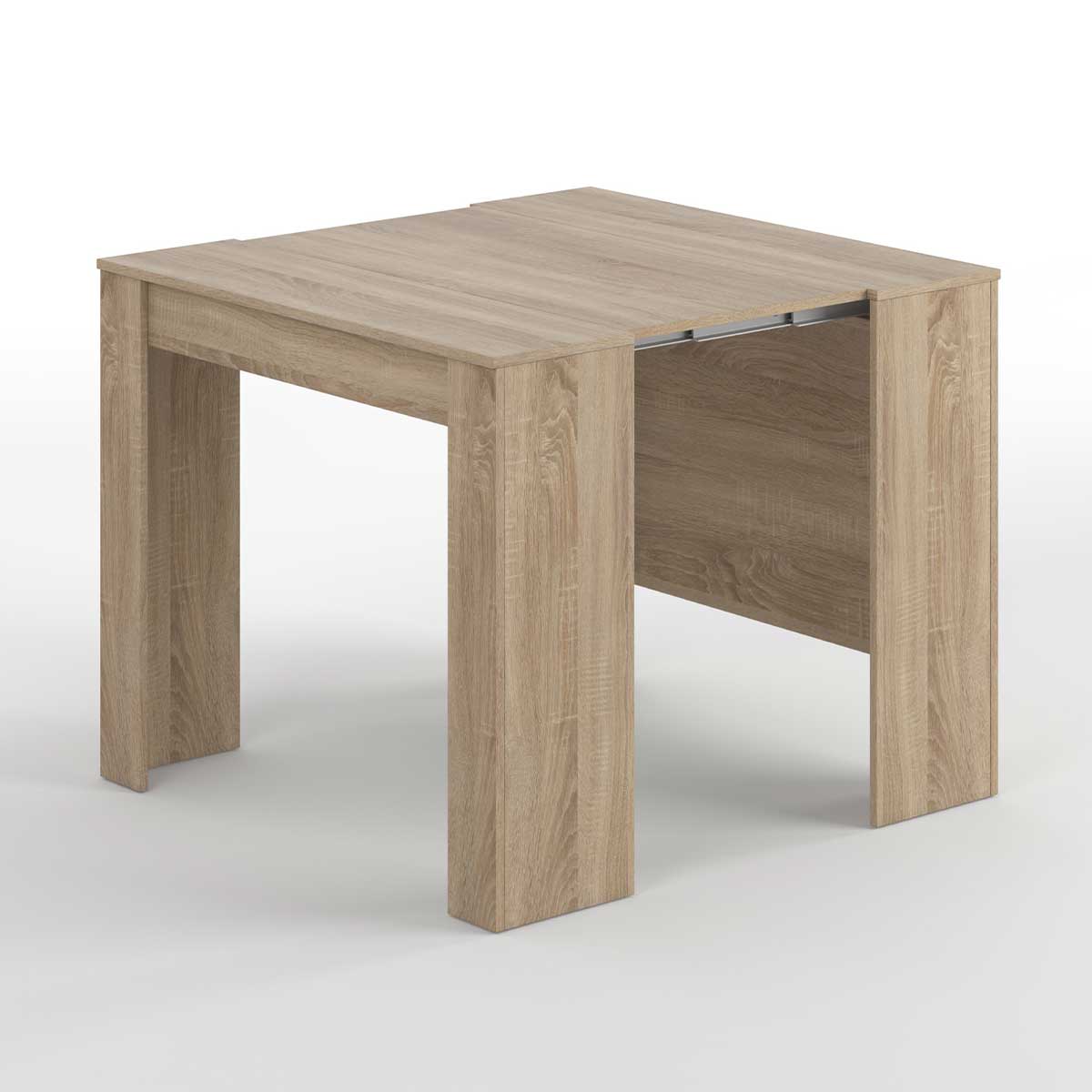Mesa de comedor Malvin 5 posiciones roble 78x51-237x90 cm 5