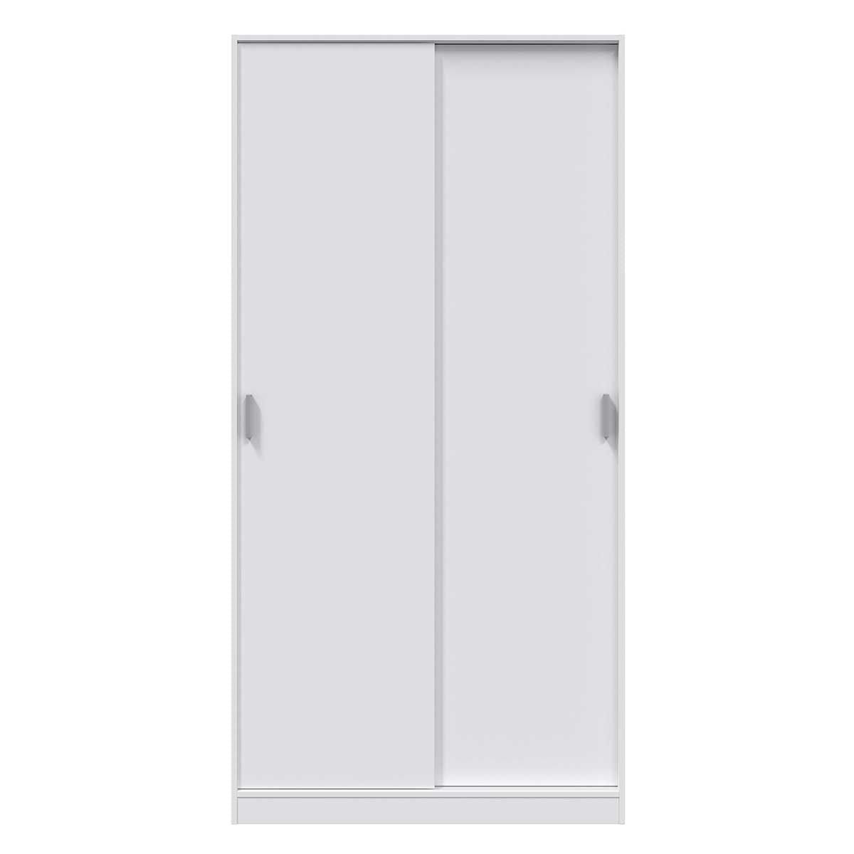 Armario Max 2 puertas correderas blanco 200x100x52 cm 2