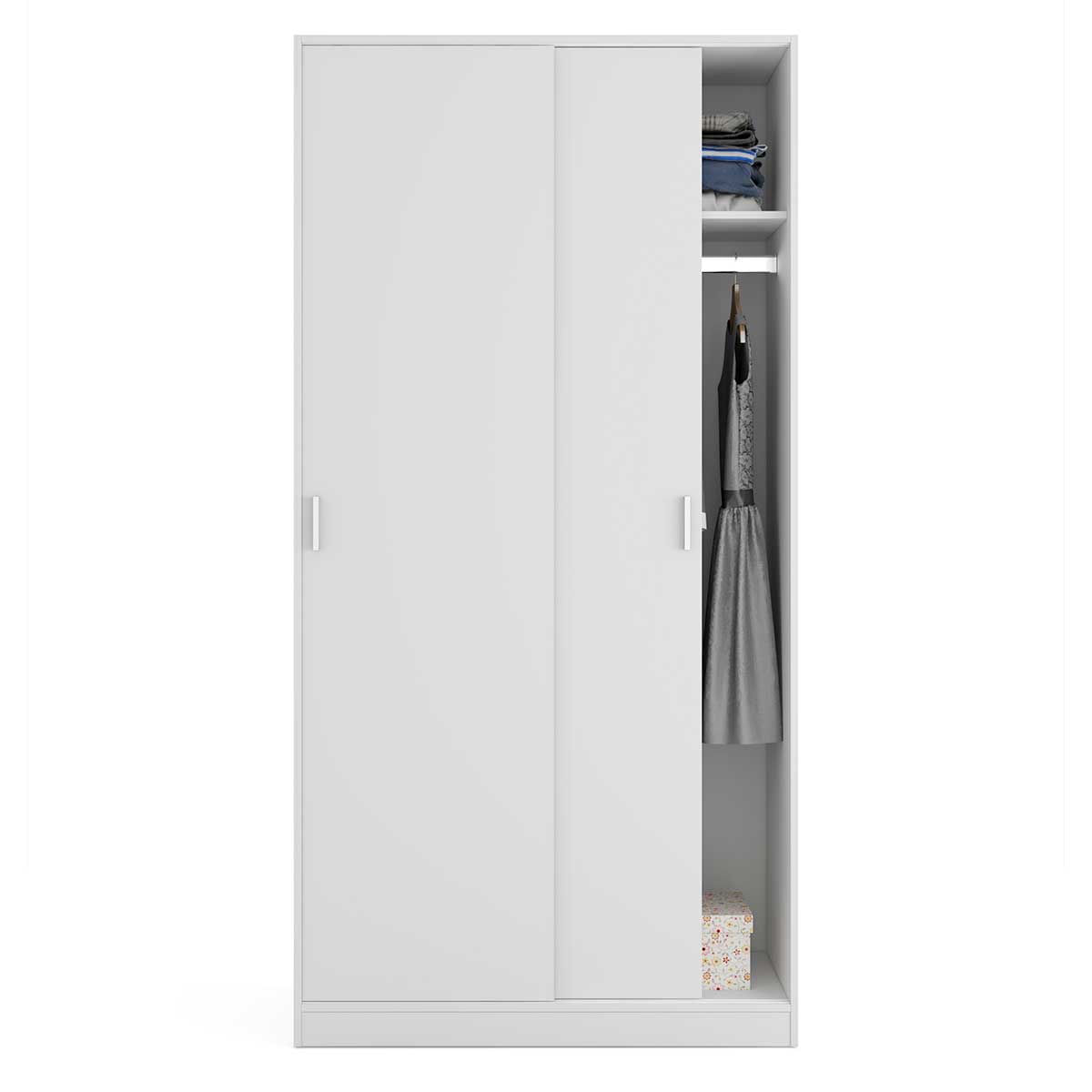 Armario Max 2 puertas correderas blanco 200x100x52 cm 3