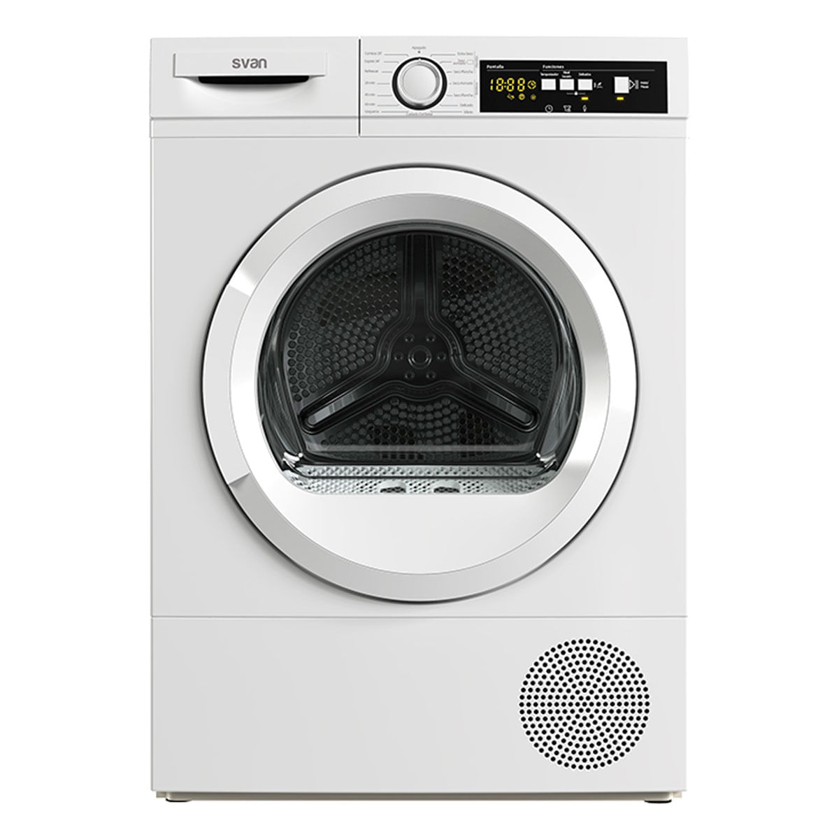 Secadora con bomba de calor Svan SSB800A2DB 8kg 15 programas A++ blanco 84,8 cm