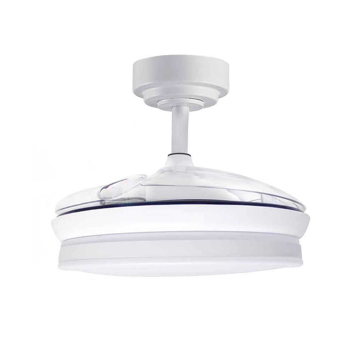 Ventilador de techo Cosmos 3 aspas retráctiles luz LED blanco Ø107 cm 2