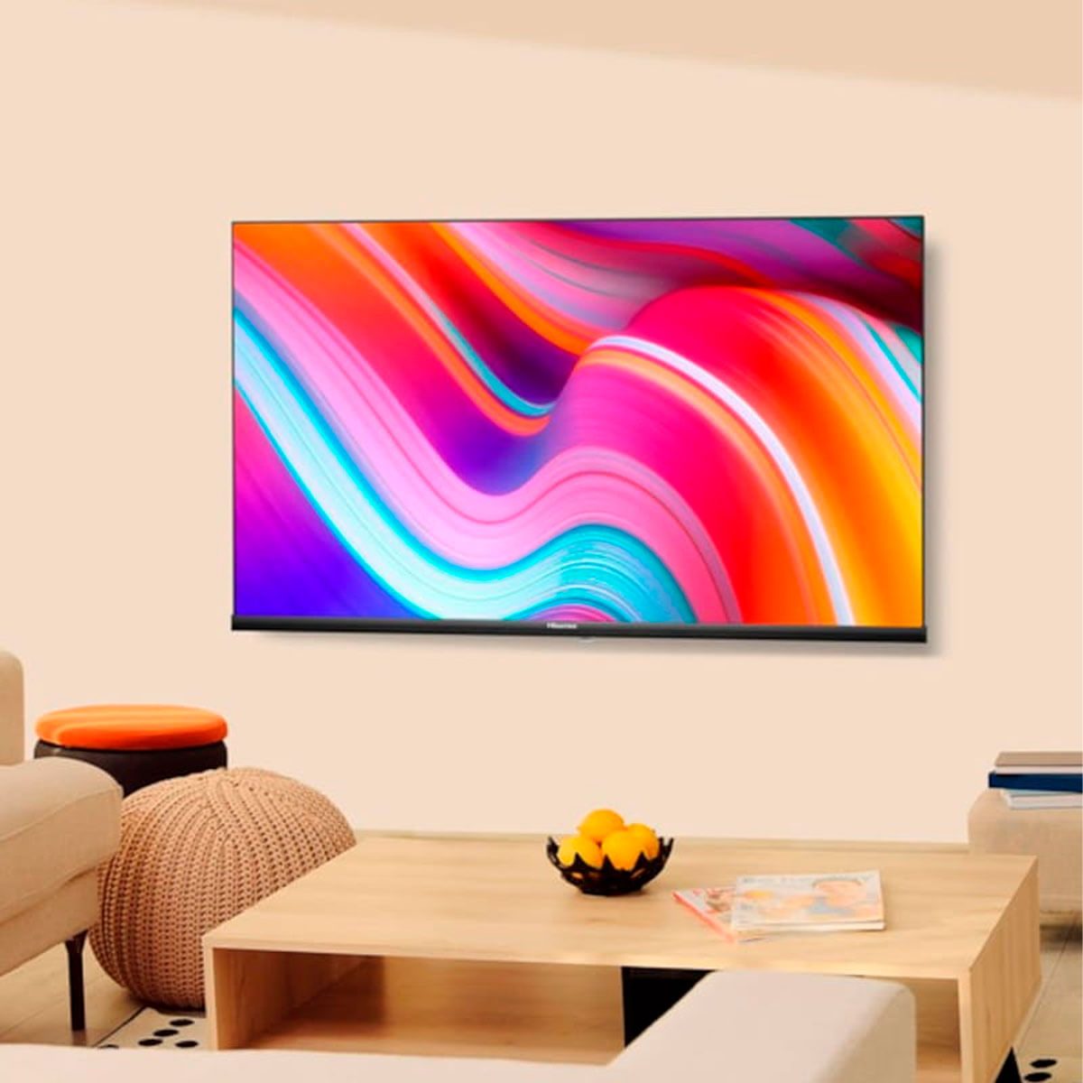 Televisor Smart TV Hisense 32A49K 32'' HD LED VIDAA U Smart TV F negro 5