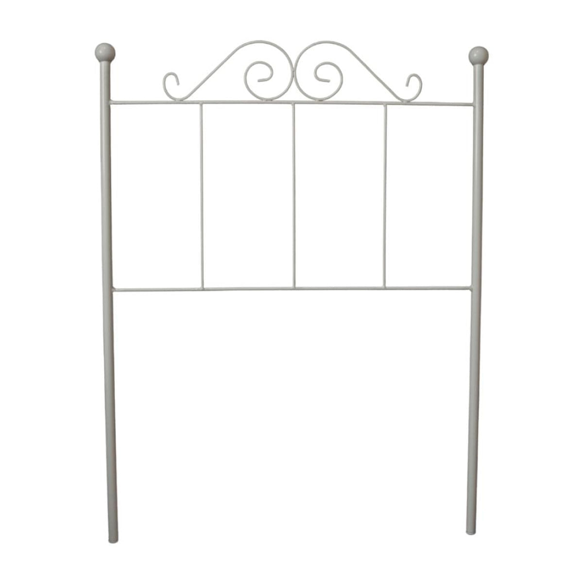 Cabecero Palacio forja de hierro beige 2