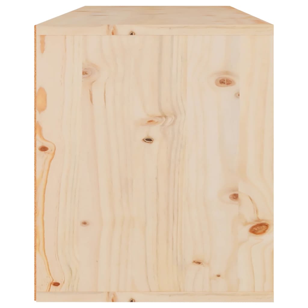 Mueble bajo de TV Asmara horizontal 1 puerta natural 35x80x30 cm 4