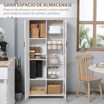 Alacena Kirba Homcom con 2 puertas blanco 160x76x36 cm web