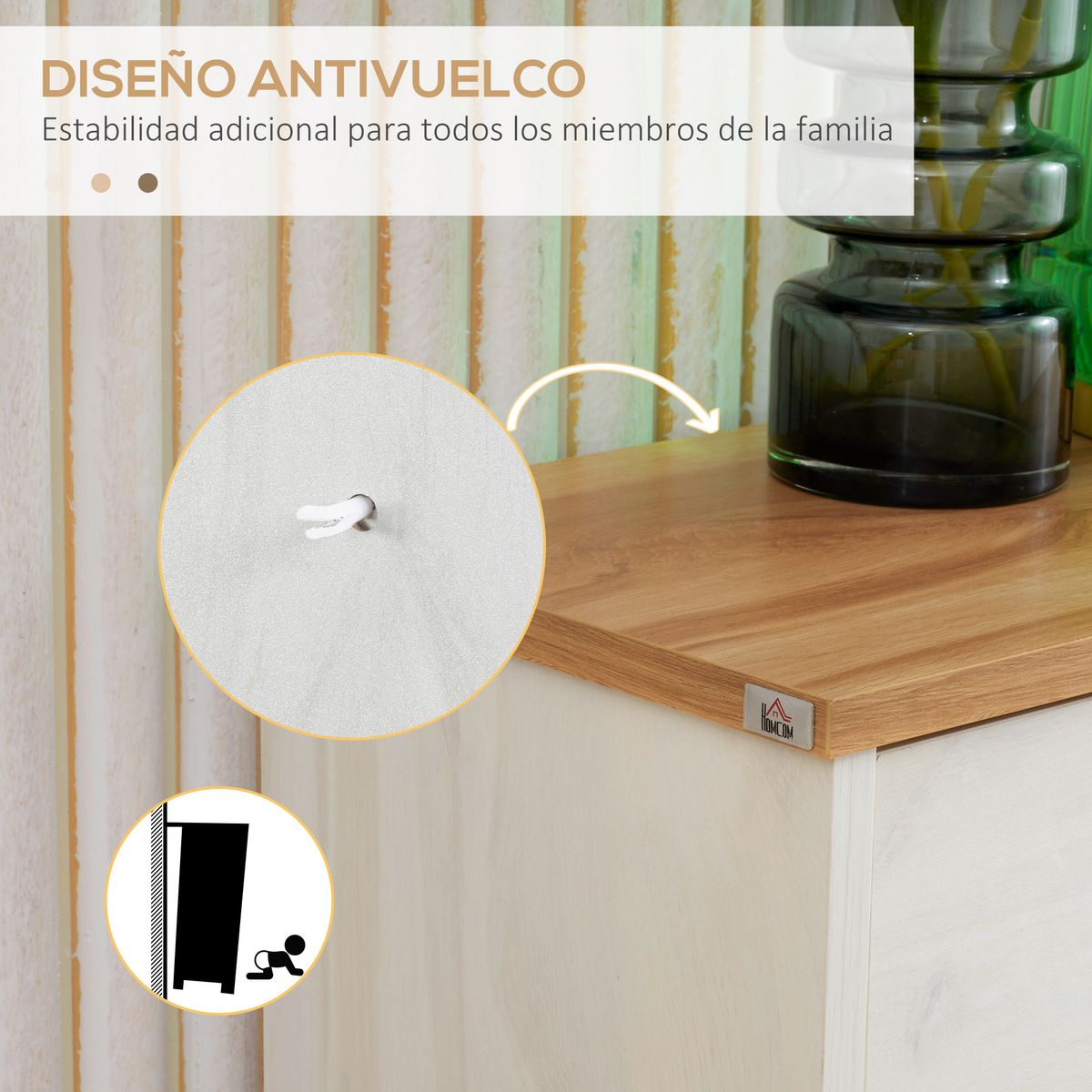 Zapatero Dolo Homcom 3 cajones abatibles 12 pares blanco 122x70x23,5 cm esquina