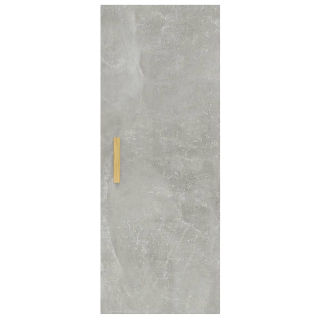 Armario de pared Cuby tirador con 2 estantes gris 90x34,5x34 cm perfil