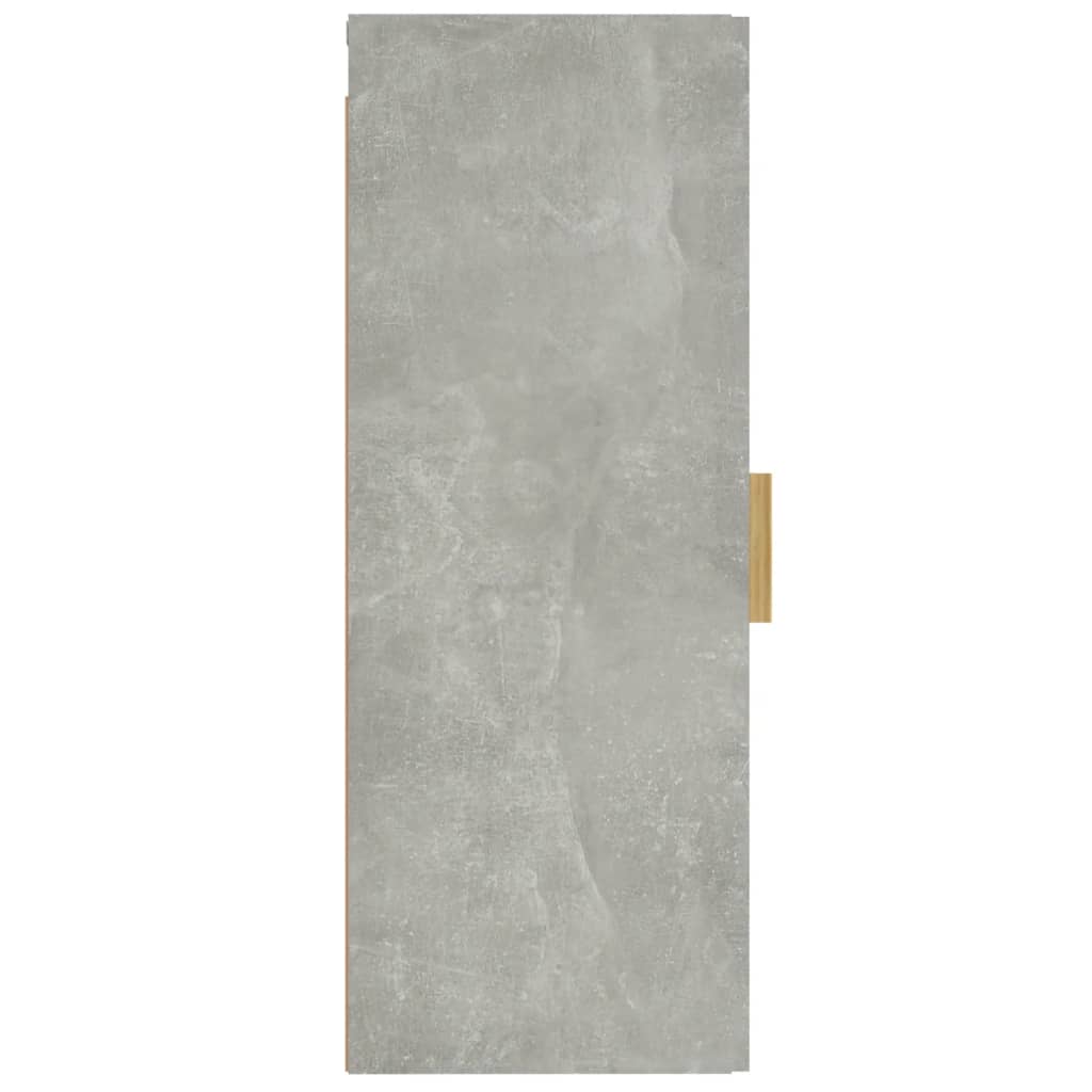 Armario de pared Cuby tirador con 2 estantes gris 90x34,5x34 cm perfil