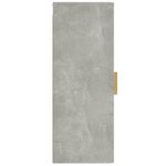 Armario de pared Cuby tirador con 2 estantes gris 90x34,5x34 cm perfil
