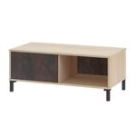 Mesa de centro Urban Plus rectangular 2 módulos natural/grafito 40x100x50 cm 2