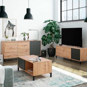 Mesa de centro Urban Plus rectangular 2 módulos 40x100x50 cm