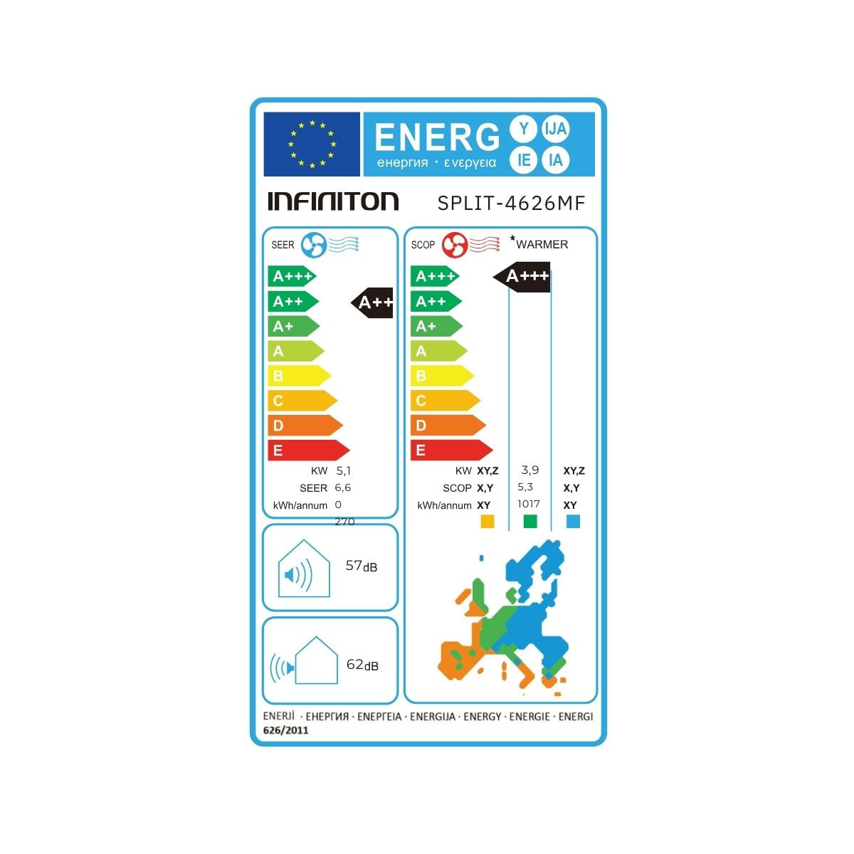 Aire-acondicionado-split-Infiniton-Split-4626MF-SPTMF18A2-R32-A---A----etiqueta