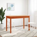 Mesa de comedor Sakura madera de pino marrón 75x110x55 cm