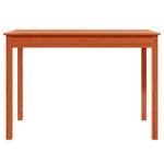 Mesa de comedor Sakura madera de pino marrón 75x110x55 cm 5