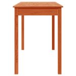 Mesa de comedor Sakura madera de pino marrón 75x110x55 cm 6