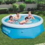 Piscina hinchable Bestway Fast Set 2100L azul Ø244x66 cm