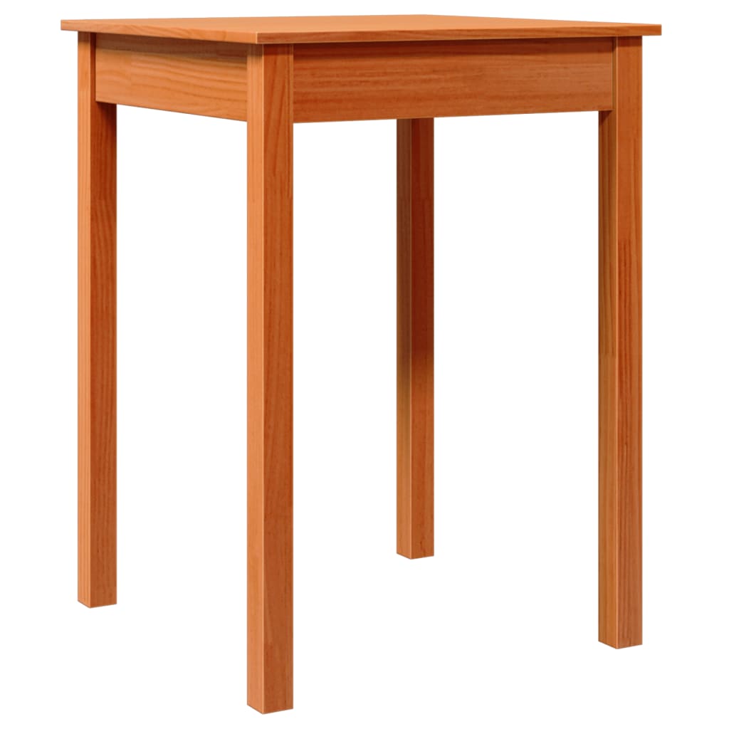 Mesa de comedor Sakura madera de pino marrón 75x55x55 cm 2
