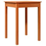 Mesa de comedor Sakura madera de pino marrón 75x55x55 cm 2