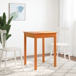 Mesa de comedor Sakura madera de pino marrón 75x55x55 cm