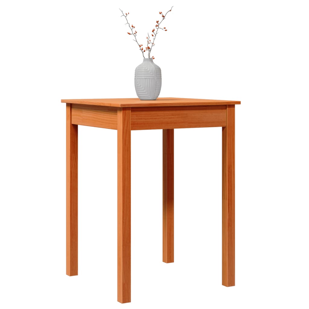 Mesa de comedor Sakura madera de pino marrón 75x55x55 cm 4
