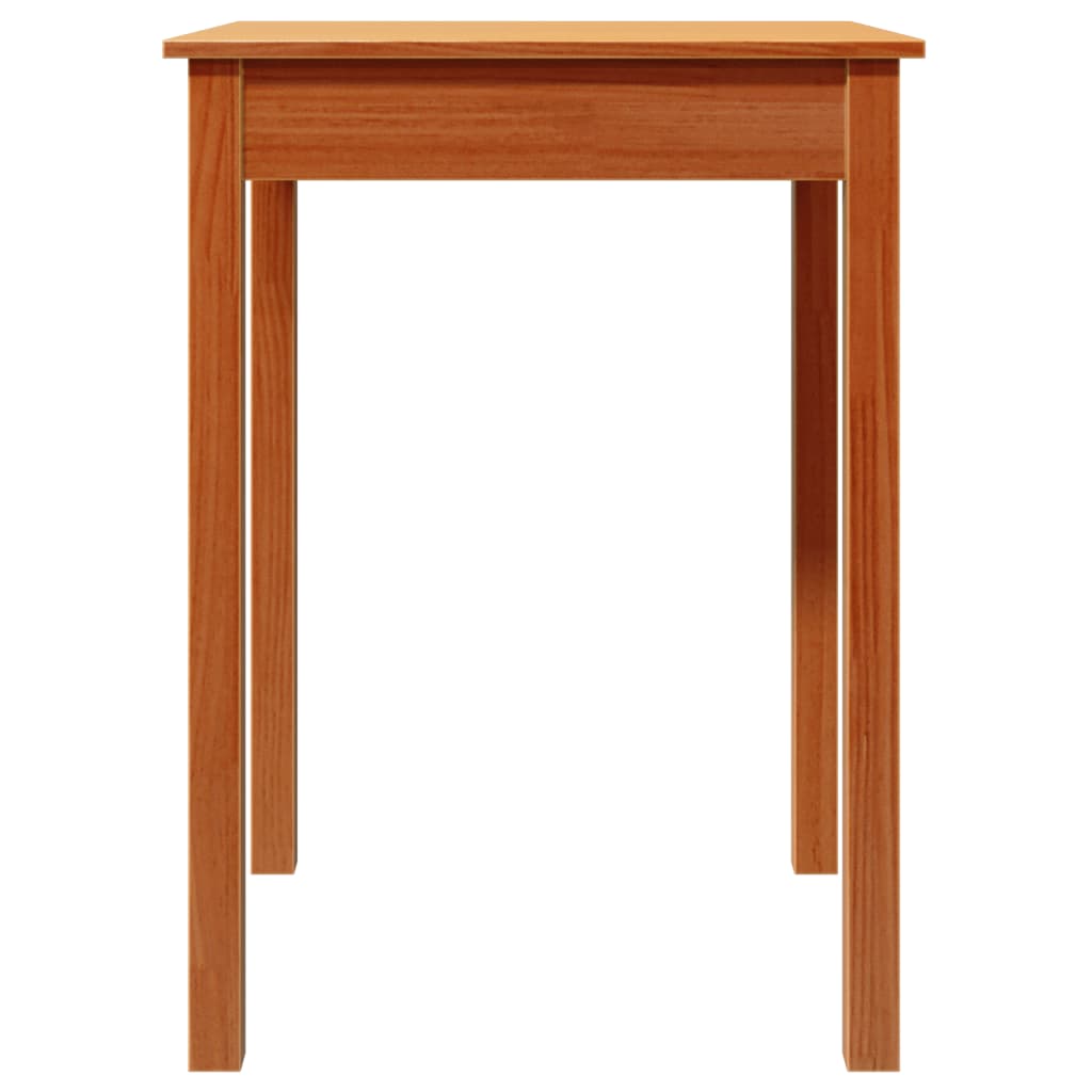 Mesa de comedor Sakura madera de pino marrón 75x55x55 cm 5