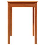 Mesa de comedor Sakura madera de pino marrón 75x55x55 cm 5