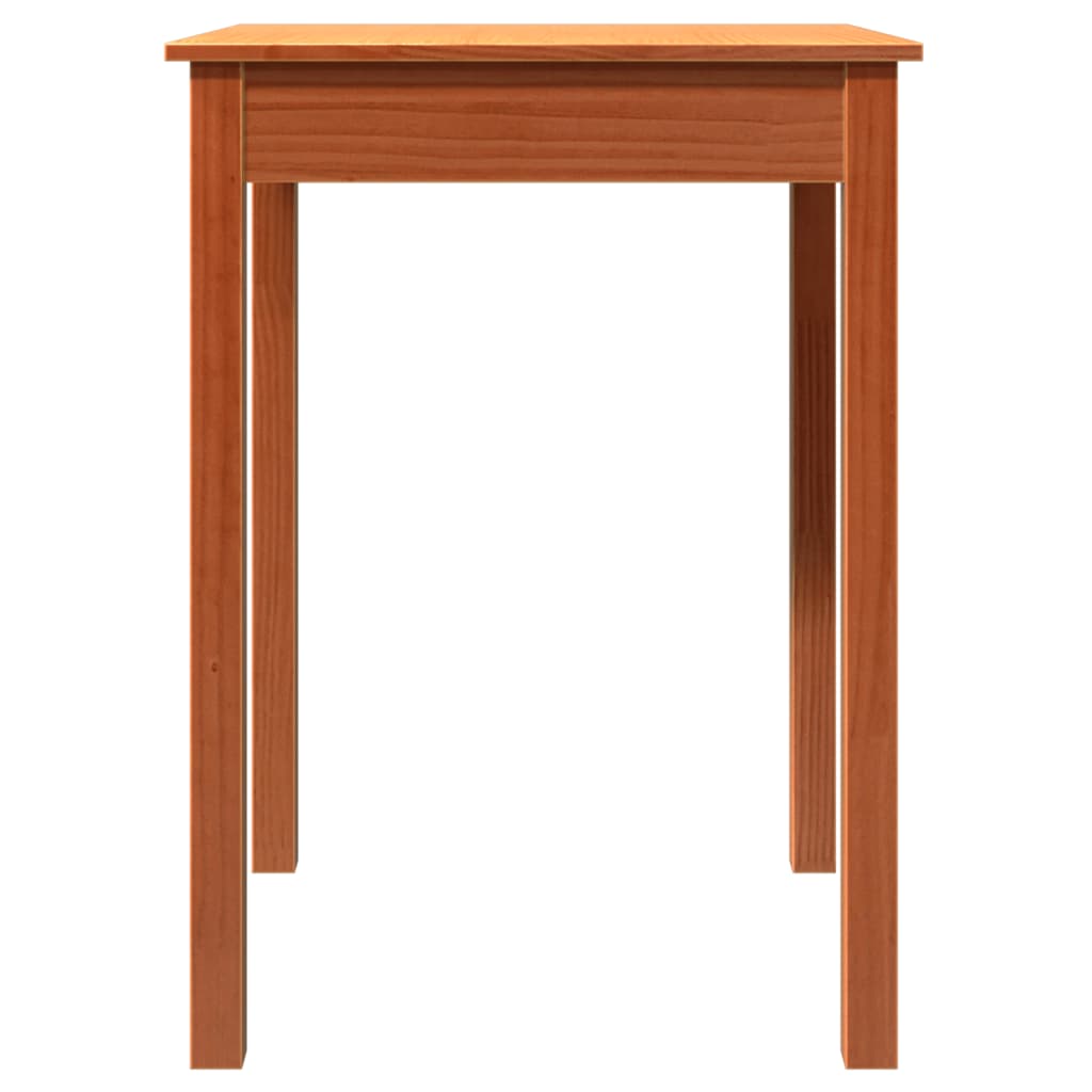 Mesa de comedor Sakura madera de pino marrón 75x55x55 cm 6