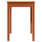 Mesa de comedor Sakura madera de pino marrón 75x55x55 cm 6