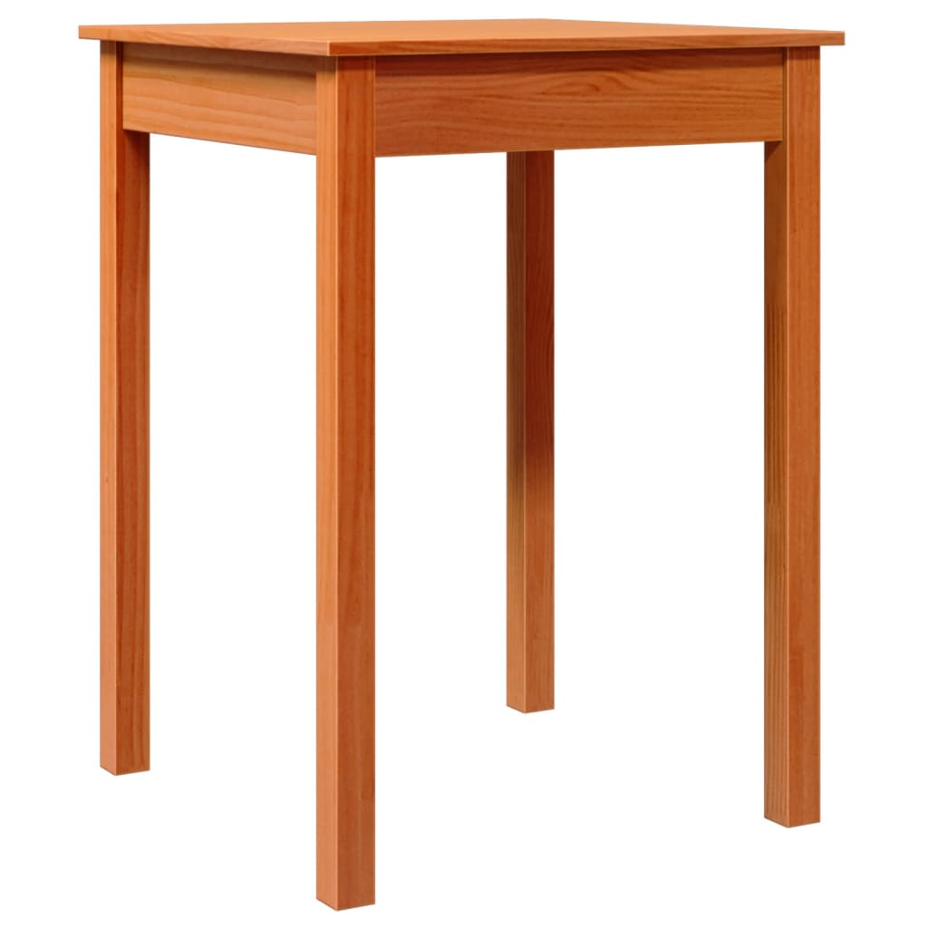 Mesa de comedor Sakura madera de pino marrón 75x55x55 cm 7
