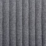 Pack de 2 sillas de comedor Tchia terciopelo gris oscuro 84x61x61 cm 7
