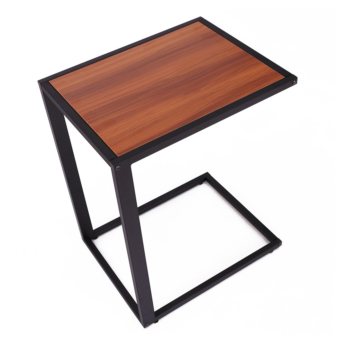 Mesita auxiliar Moka Homcom especial sofá nogal 64,2x50,8x40,6 cm 7