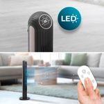 Ventilador de torre Cecotec EnergySilence 9150 Skyline Smart Design 45W táctil negro 116 cm 4