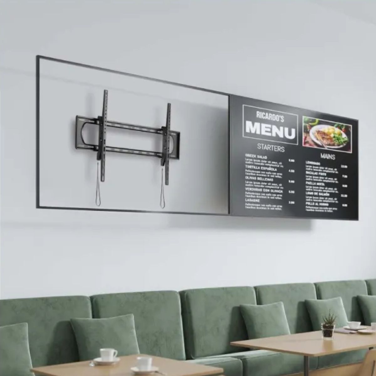 Soporte-de-TV-Aisens-WT120T-243-60’’--120’’-inclinable-de-pared-negro-pared-tv