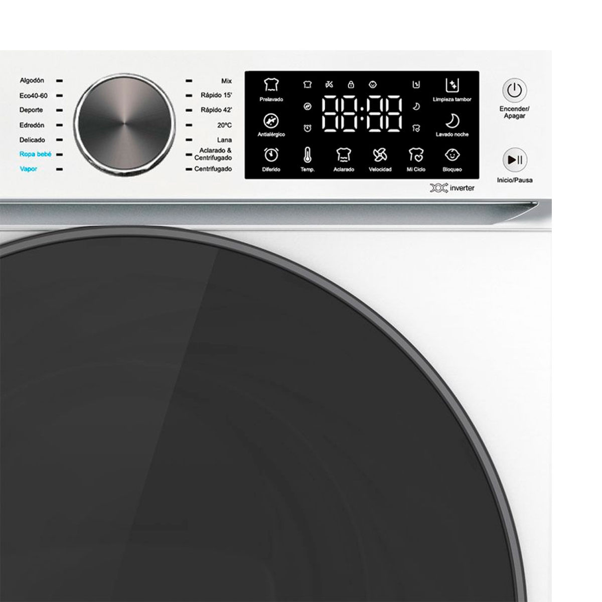 Lavadora Svan SL10400CIDVB 10kg 1400 rpm programas y funciones inteligentes C blanco 85 cm 3