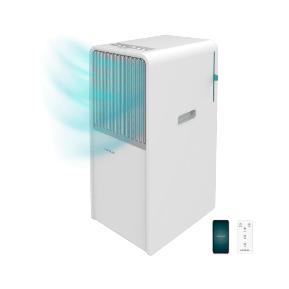 Aire-acondicionado-portatil-Cecotec-ForceClima-7550-Style-Connected-1750-frigorias-con-Wifi-fondo-blanco