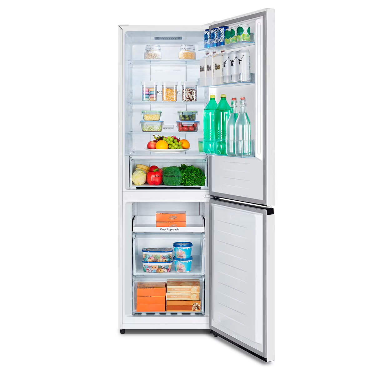 Frigorífico combi Hisense RB390N4AWE Total No Frost 304L Multi Air Flow E blanco 186 cm 3
