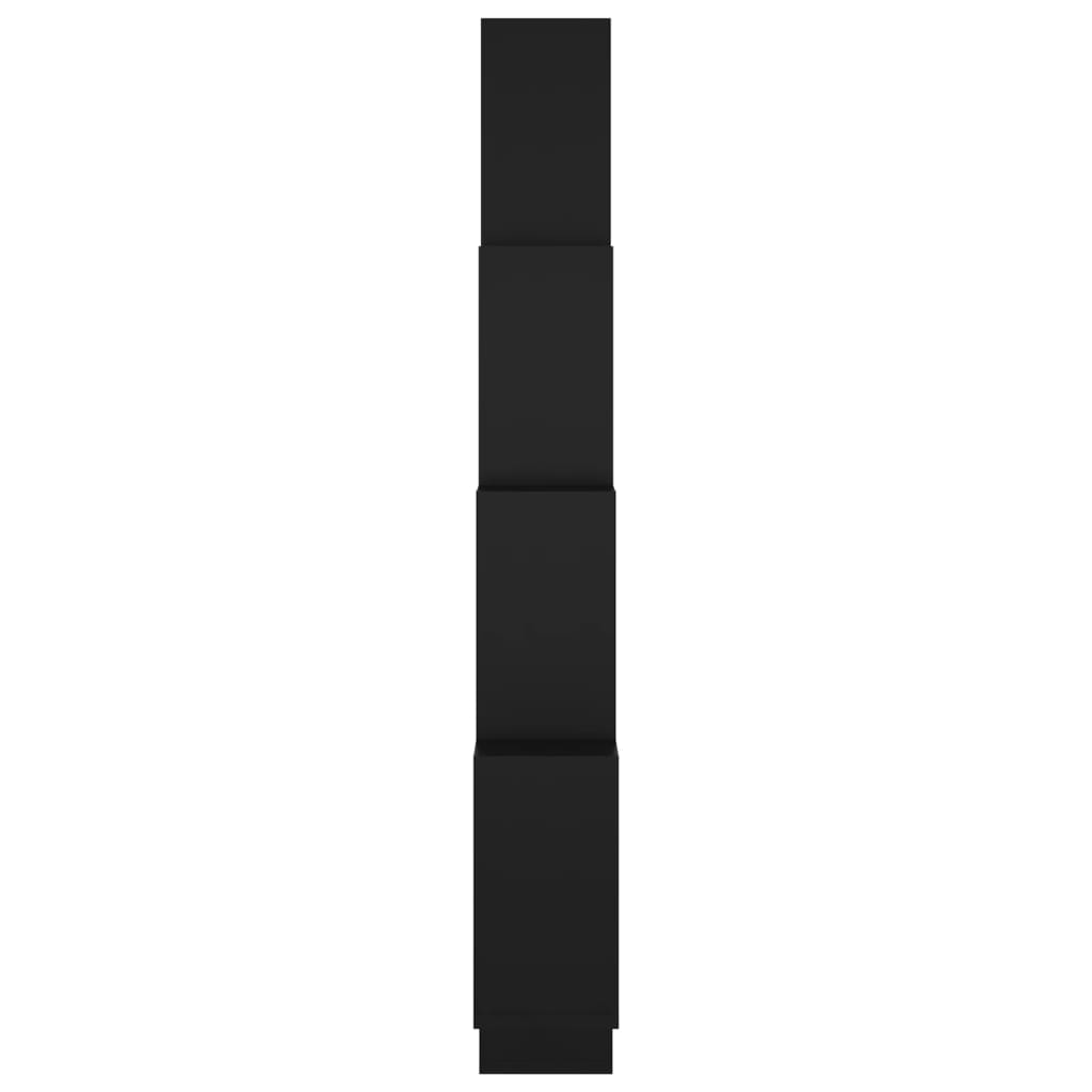Estante de pared Hinzo 8 cubos negro 119x90x15 cm 5