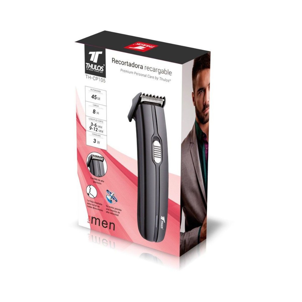 Afeitadora-Thulos-TH-CP105-recargable-inox-negro--caja