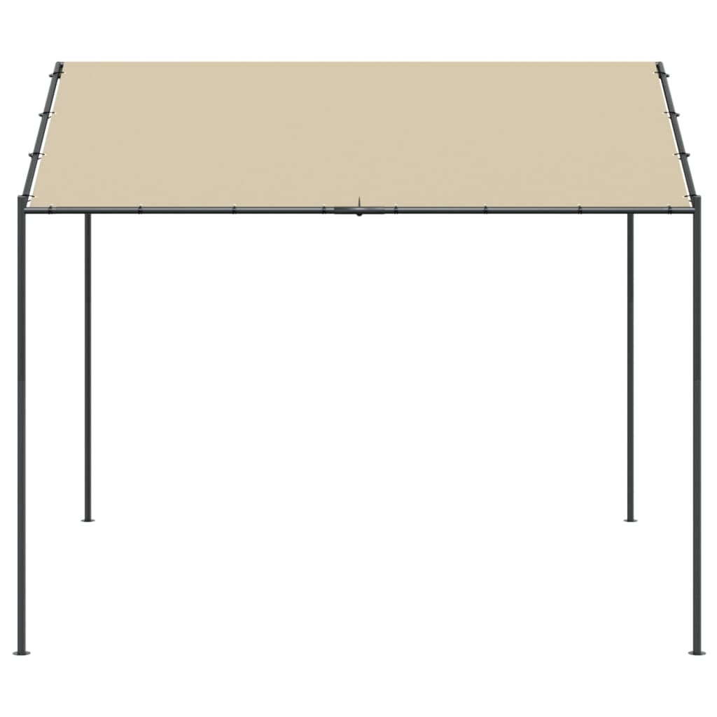 Carpa Awa acero y tela beige 3x3 m