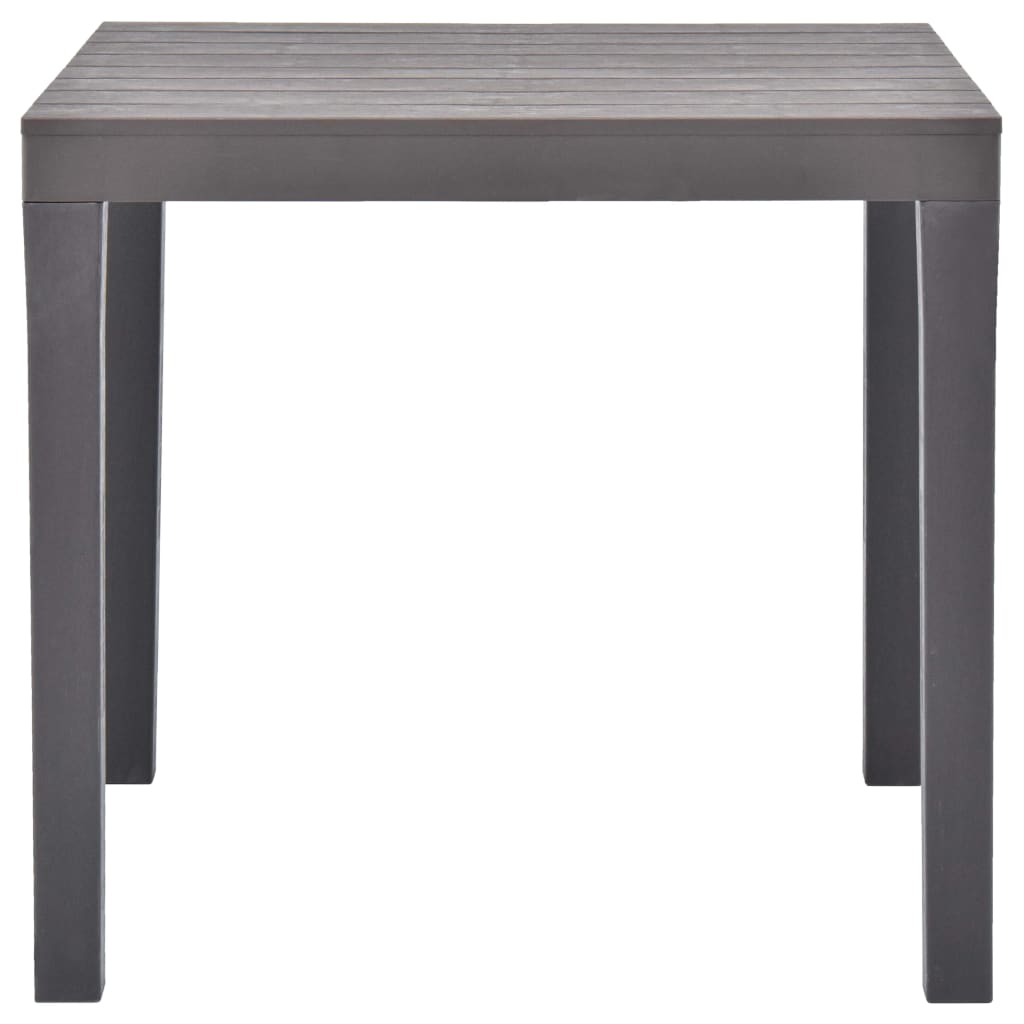 Mesa de jardín Hool moca 72x78x78 cm