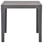 Mesa de jardín Hool moca 72x78x78 cm