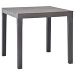 Mesa de jardín Hool moca 72x78x78 cm