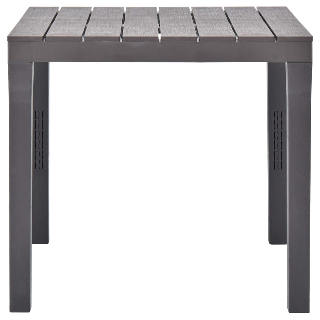Mesa de jardín Hool moca 72x78x78 cm