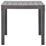Mesa de jardín Hool moca 72x78x78 cm