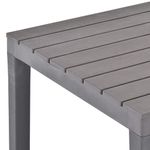 Mesa de jardín Hool moca 72x78x78 cm